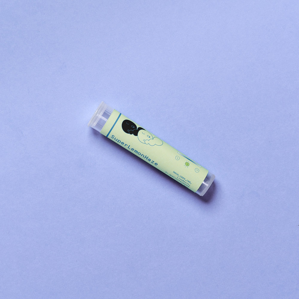 【SuperLemonHaze】サティバ風CBDV+CBG フルテルペン 0.5ml ガラスアトマイザー